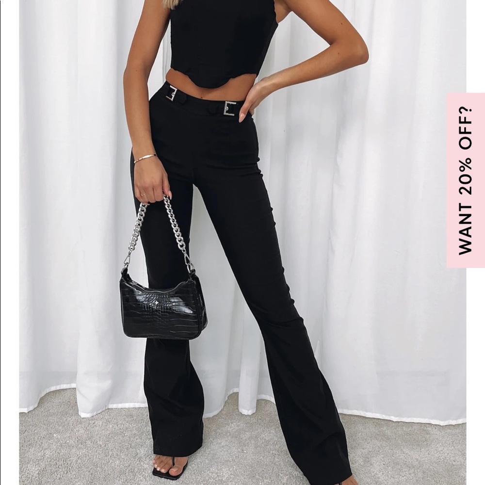 NWT White fox Satisfy Me Pants XS black